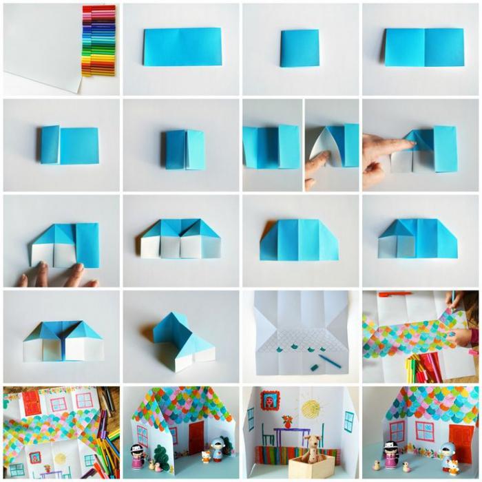 Origami vaikams nuo 4 iki 5 metų: schemos ir idėjos