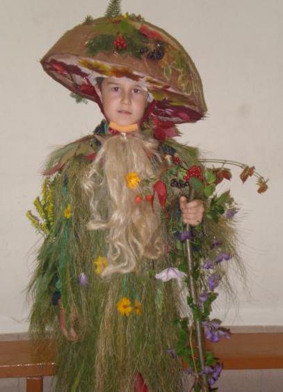Renkamės rudens šventės apranga: kostiumas Lesovichkos